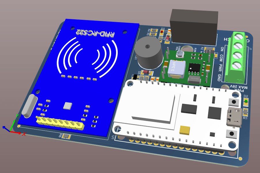 wifi door control board