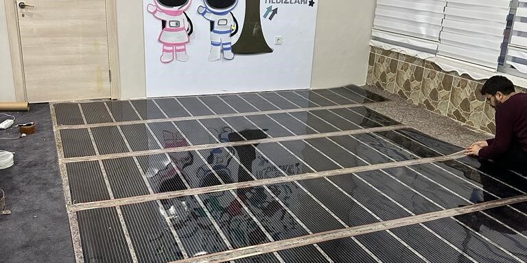 heating-systems-112 180 W and 240 W carbon film heater installation